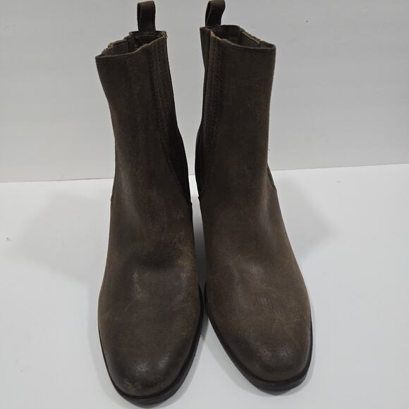 Lucky Brand Wilano Womens Boots Brown Leather Size 9.5M - Picture 3 of 13